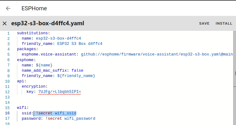 ESP32-S3-BOX-3 edit config file