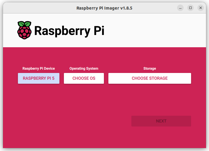 Open Raspberry Pi Imager